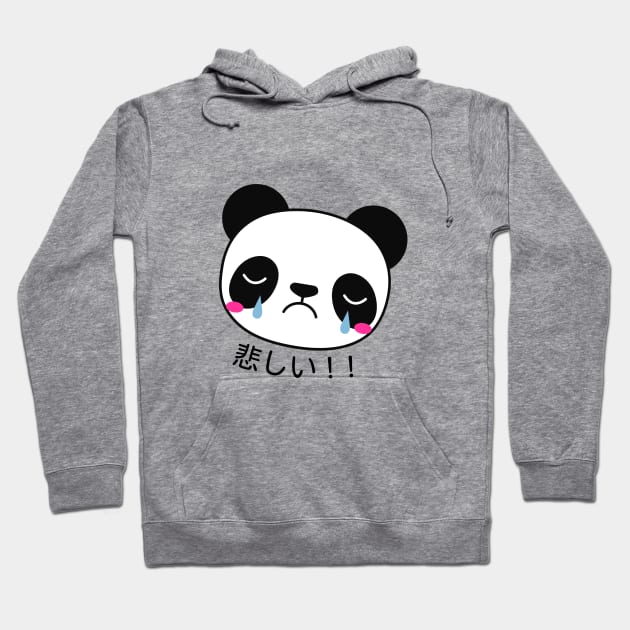 Sad panda Hoodie by Shirt Vibin